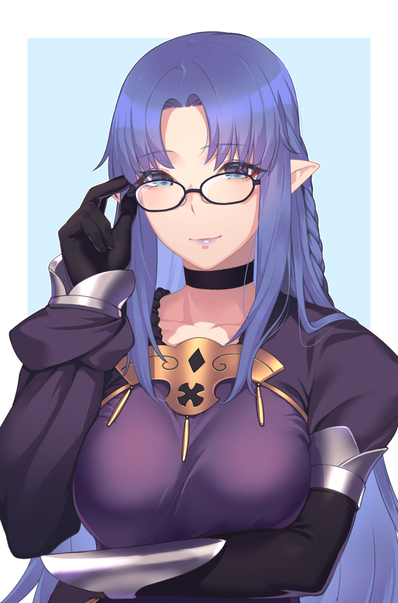 This is a pixiv picture whose title is 眼鏡メディアさん.