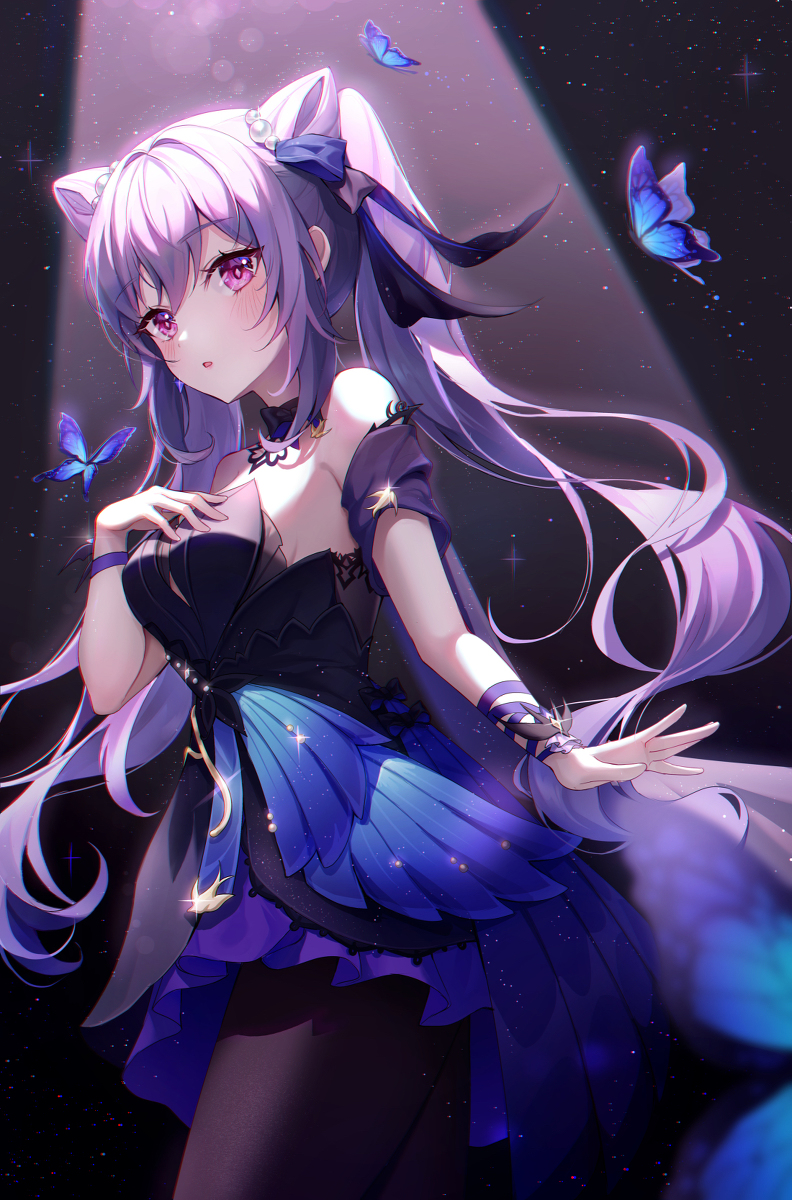 This is a pixiv picture whose title is Keqing.