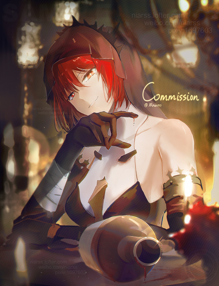 This is a pixiv picture whose title is 🍾🌹.
