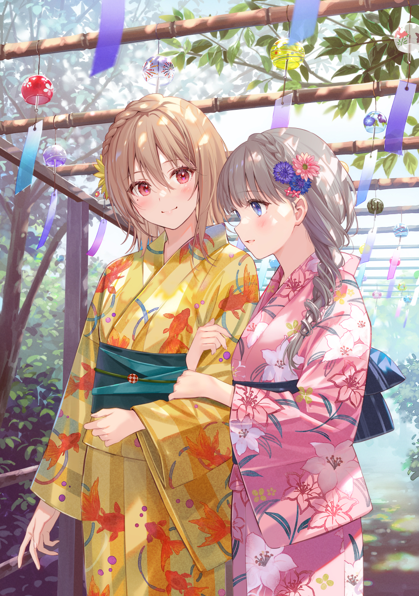 This is a pixiv picture whose title is 夏の音.