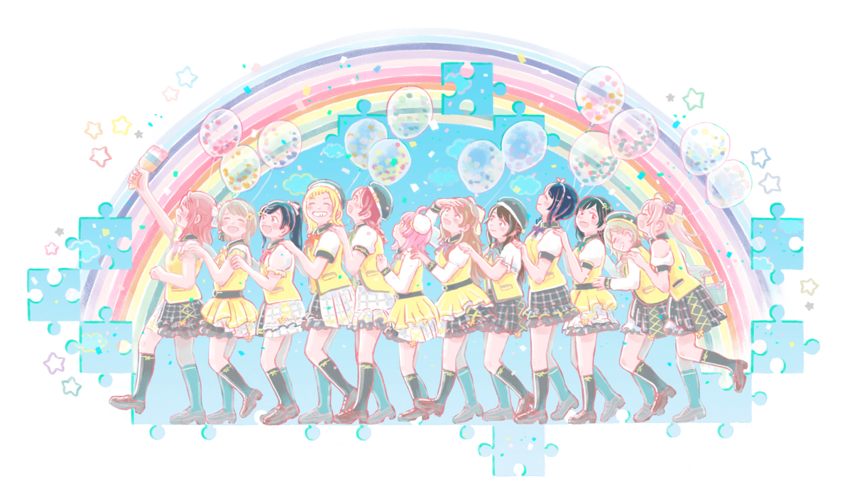 This is a pixiv picture whose title is 虹を届けに！.