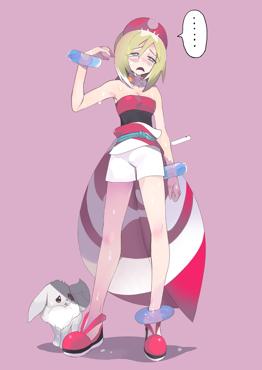This is a pixiv picture whose title is 暑がる.