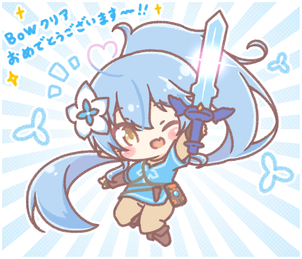 This is a pixiv picture whose title is 英傑ラミィ！.