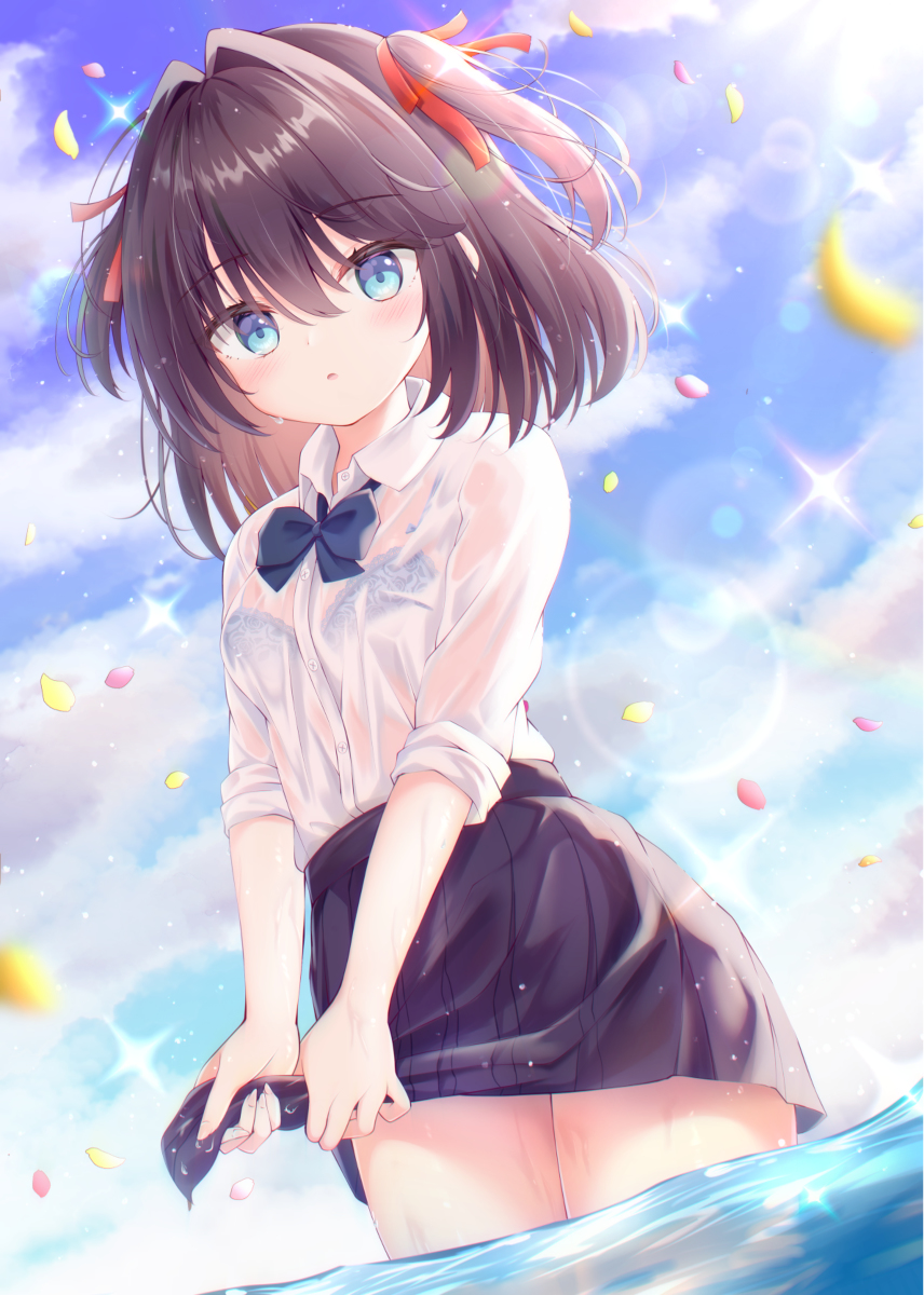 This is a pixiv picture whose title is キミもこっちに来る？.