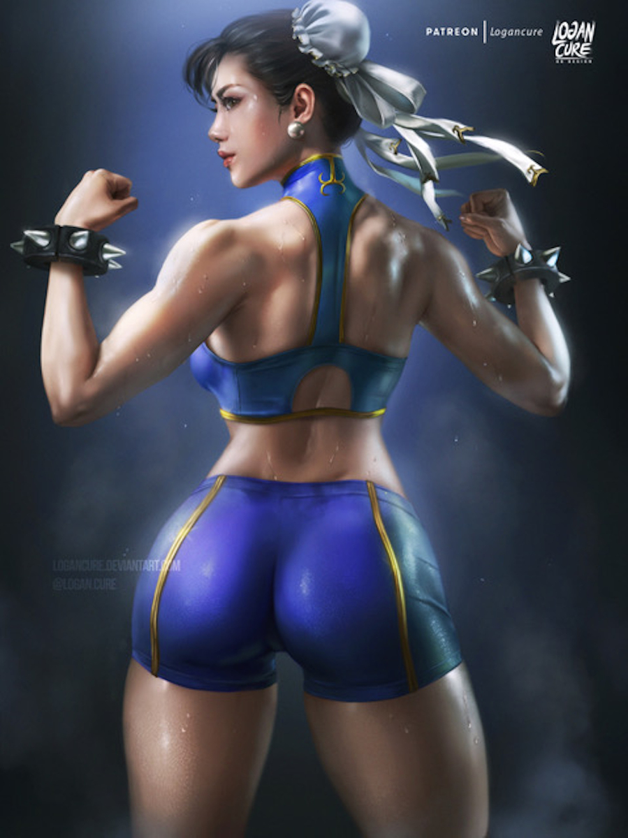 This is a pixiv picture whose title is チュンリー  -  Chun-Li.