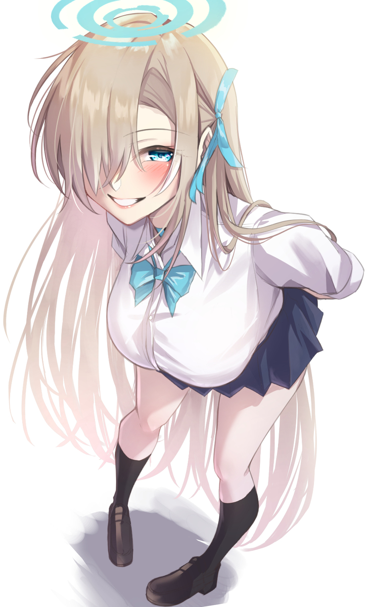 This is a pixiv picture whose title is 2月ブルアカ.