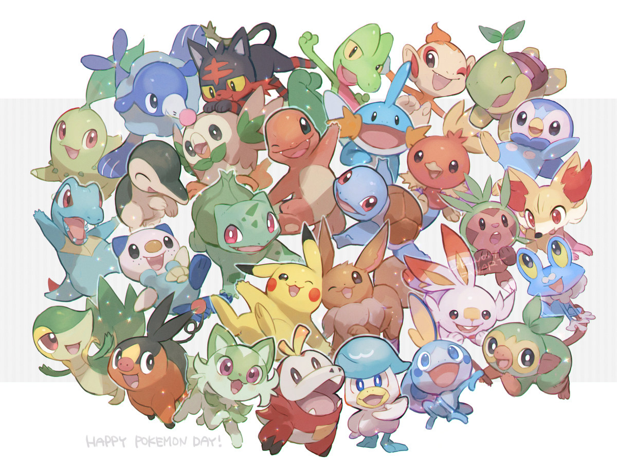 This is a pixiv picture whose title is HAPPY POKEMON DAY!.