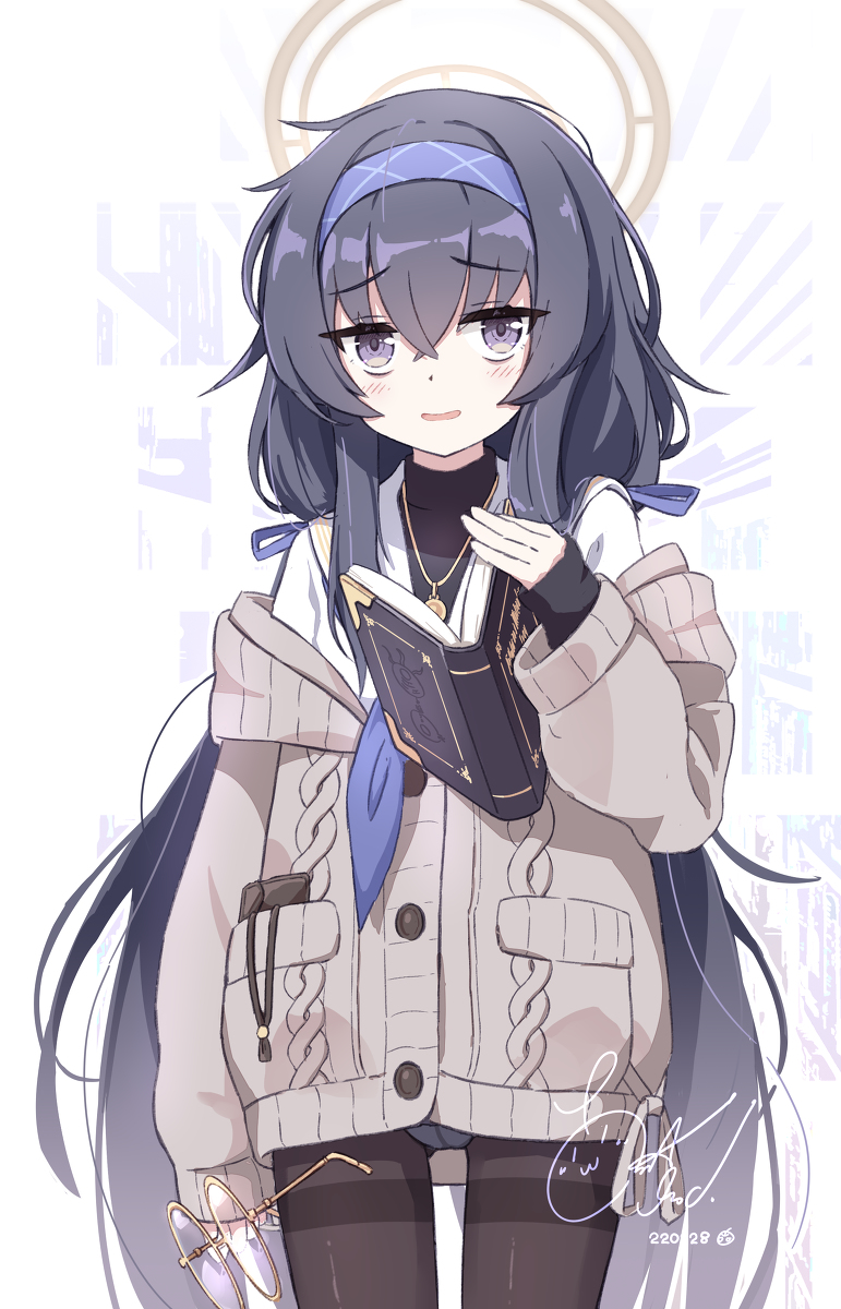 This is a pixiv picture whose title is 図書委員長さん…….