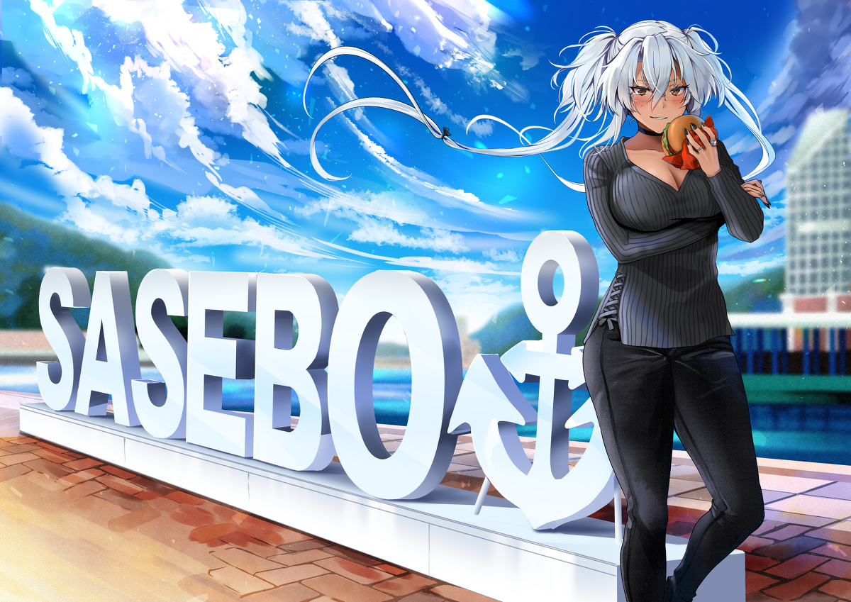 This is a pixiv picture whose title is SASEBO.