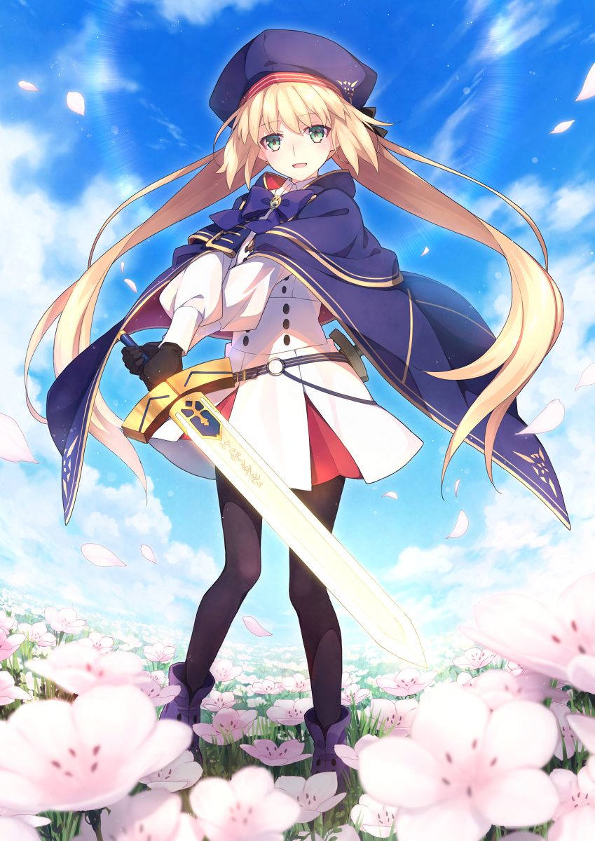 This is a pixiv picture whose title is エクスカリバーを持つキャストリア.