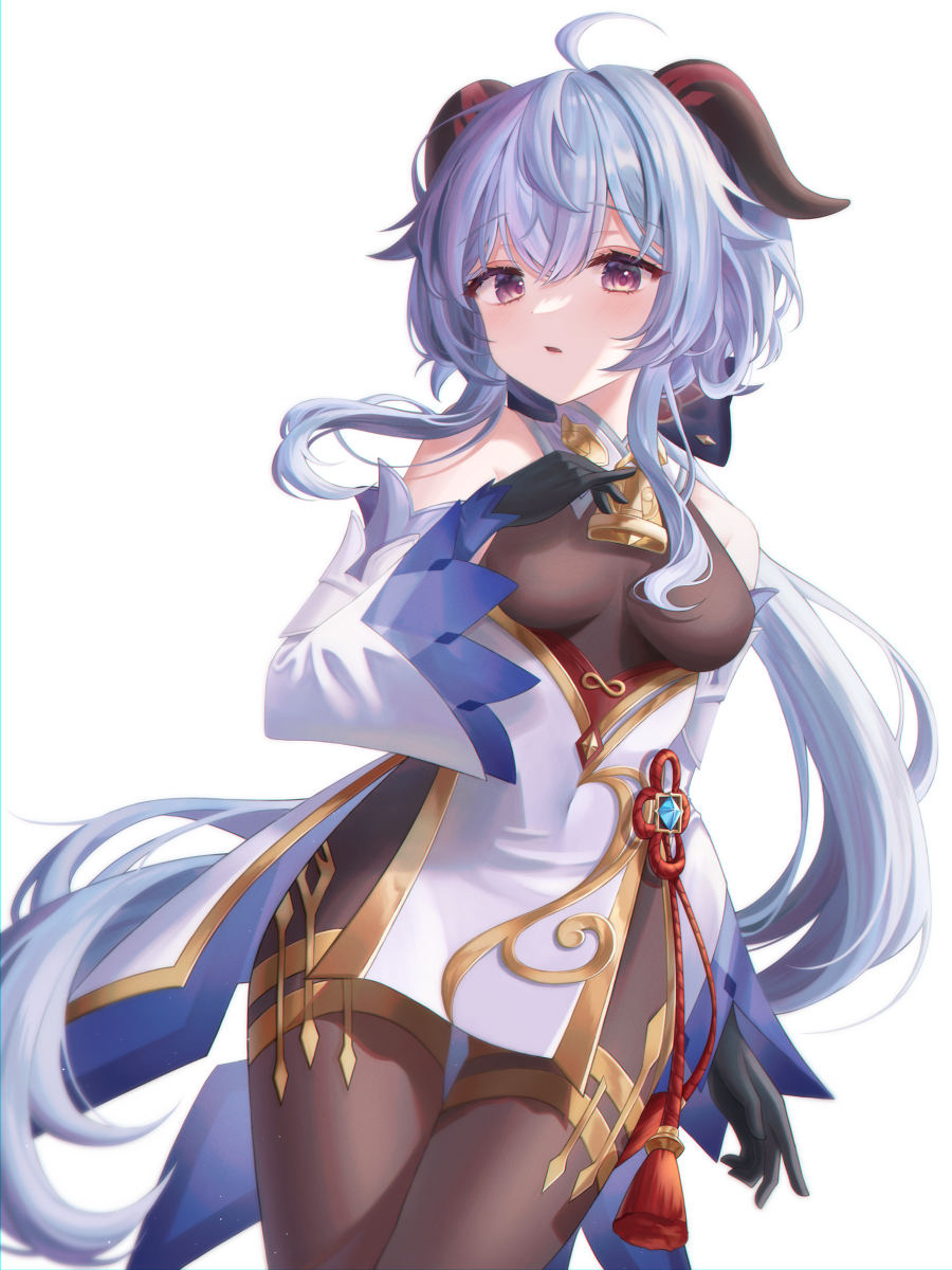 This is a pixiv picture whose title is 甘雨.