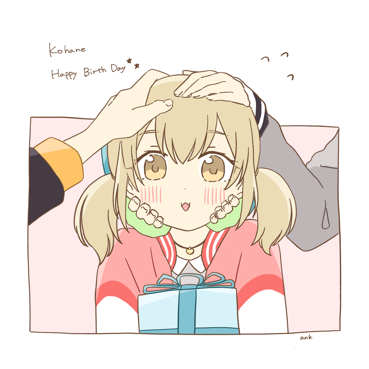 This is a pixiv picture whose title is こはね誕漫画.