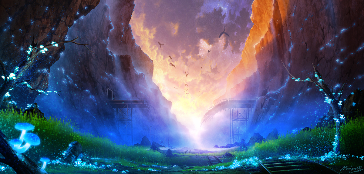This is a pixiv picture whose title is 錆喰いビスコ「子泣き幽谷」.