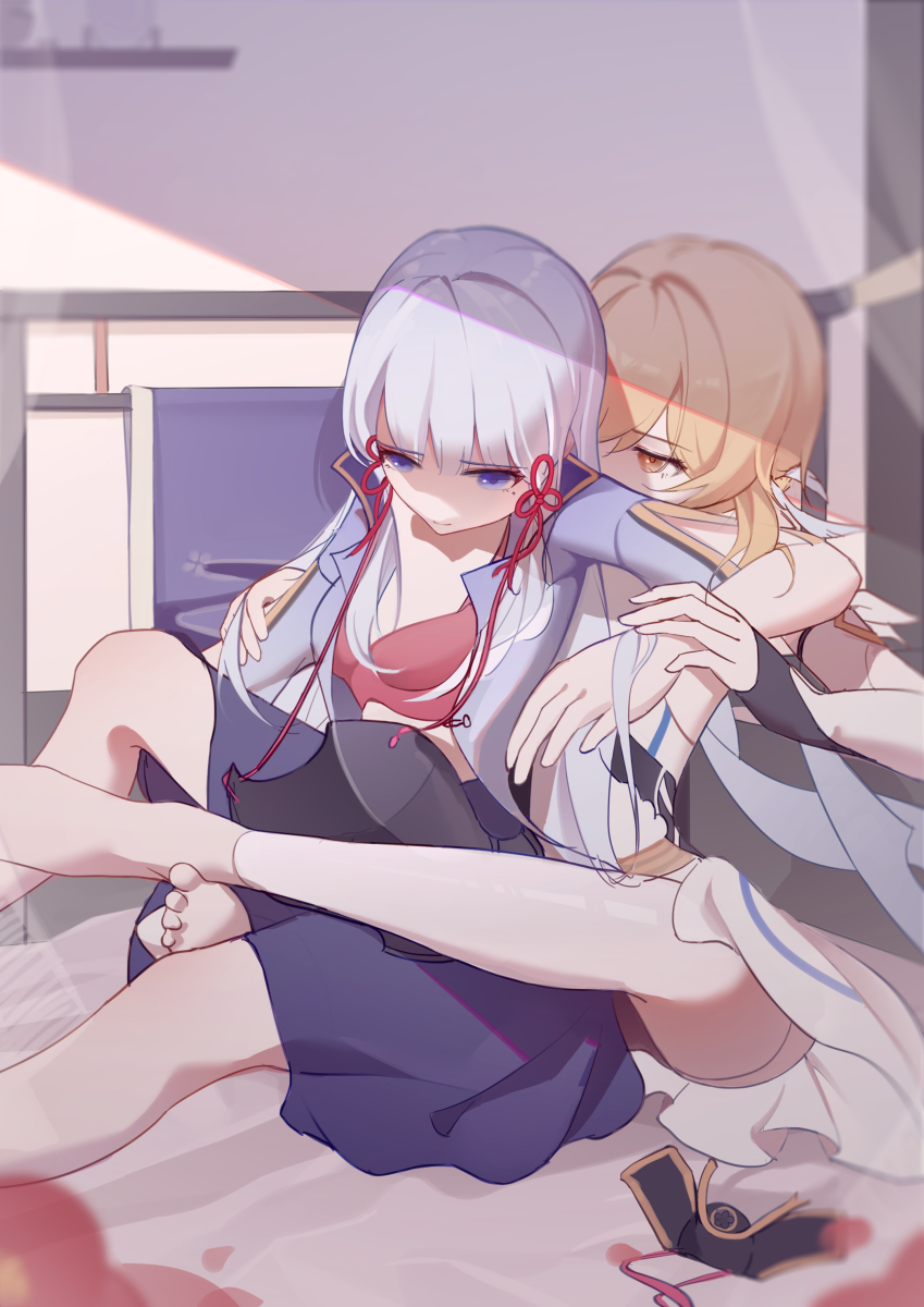 This is a pixiv picture whose title is 爷和绫华~.