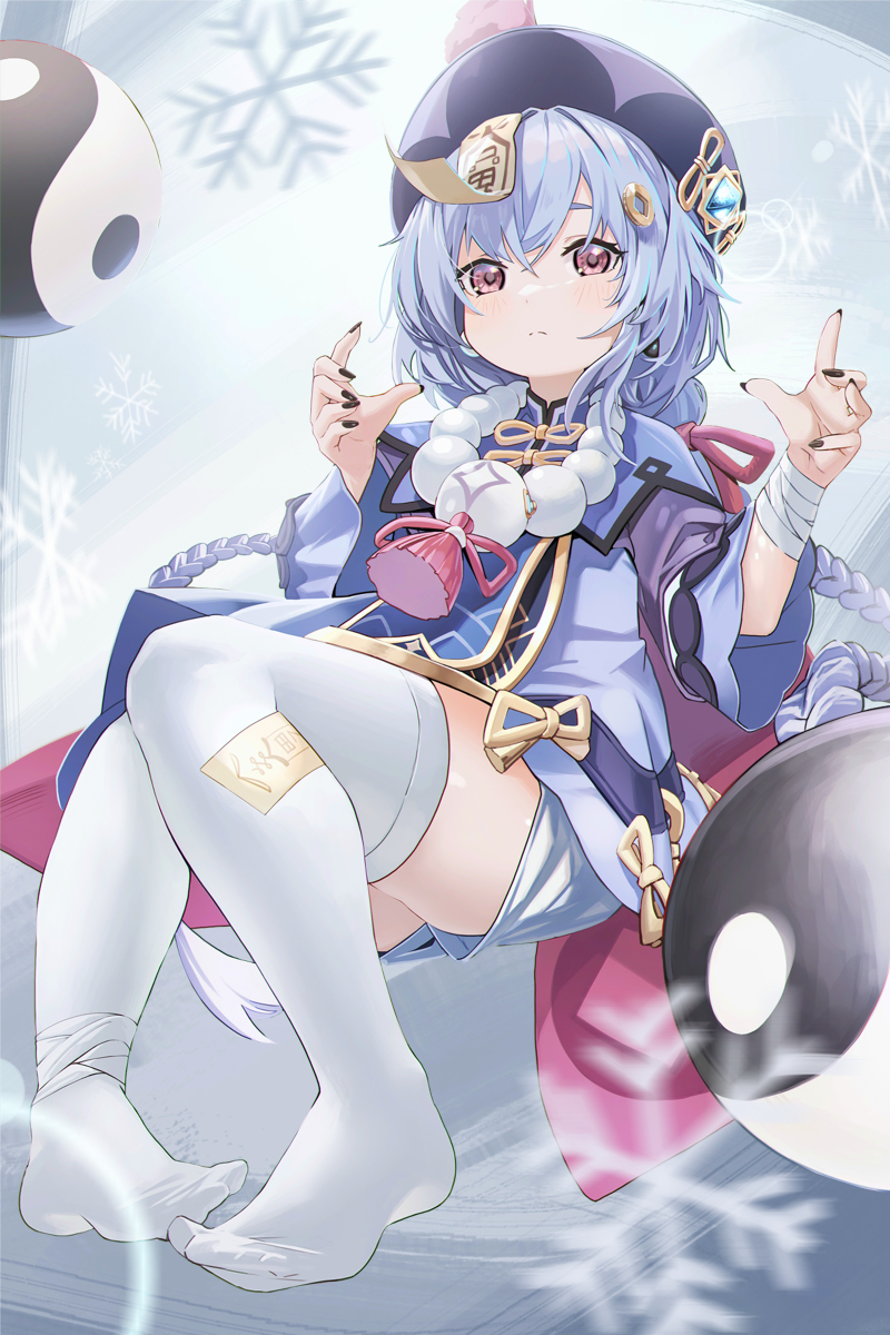This is a pixiv picture whose title is 七七.