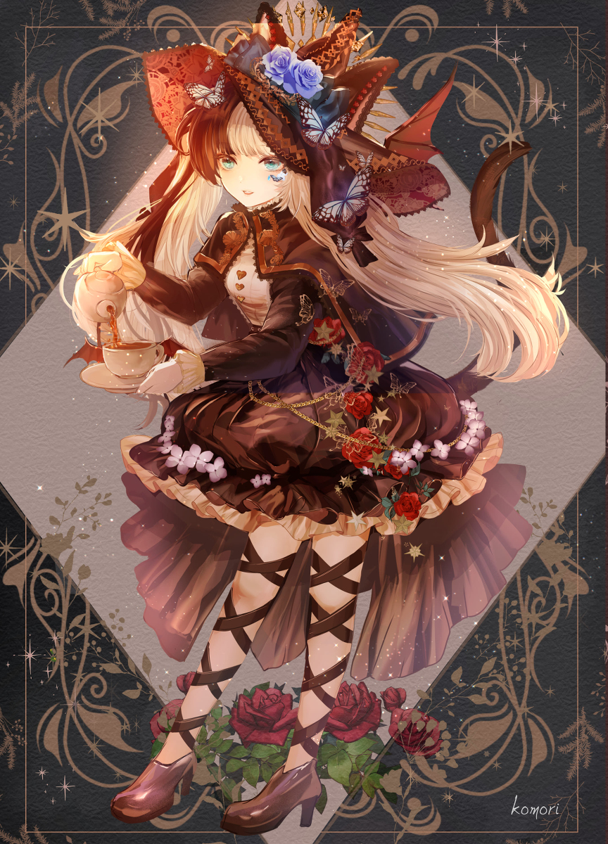 This is a pixiv picture whose title is 黒猫魔女(全身版).