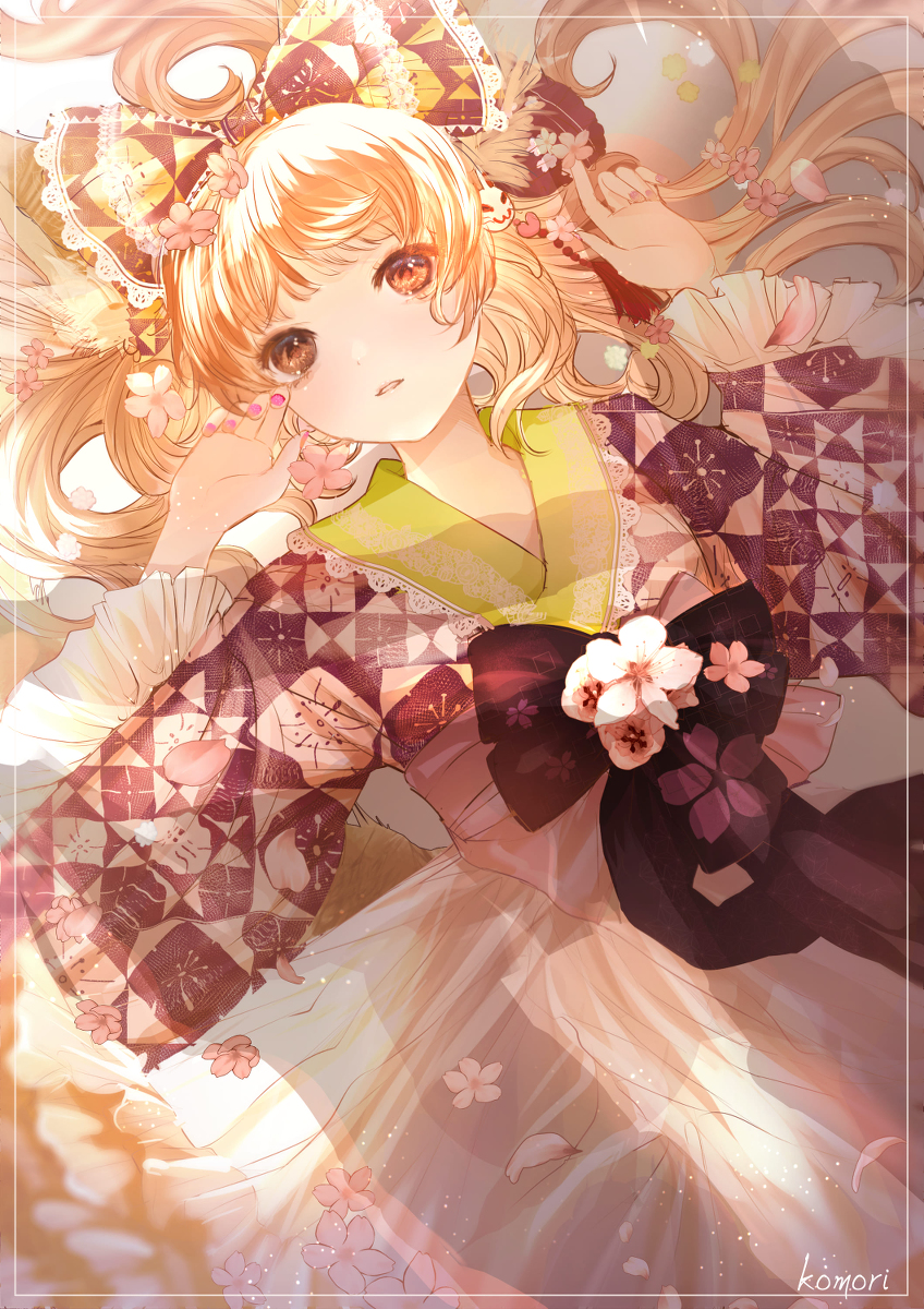 This is a pixiv picture whose title is ひなまつりの小さな夢.