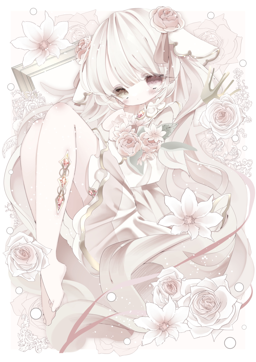 This is a pixiv picture whose title is flower gift box.