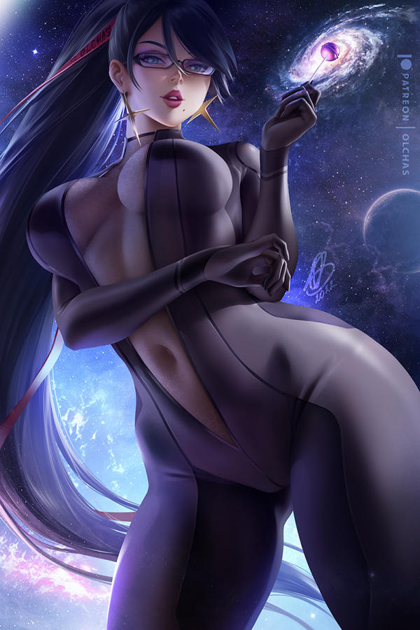 This is a pixiv picture whose title is Zero Suit Bayonetta / ベヨネッタ.