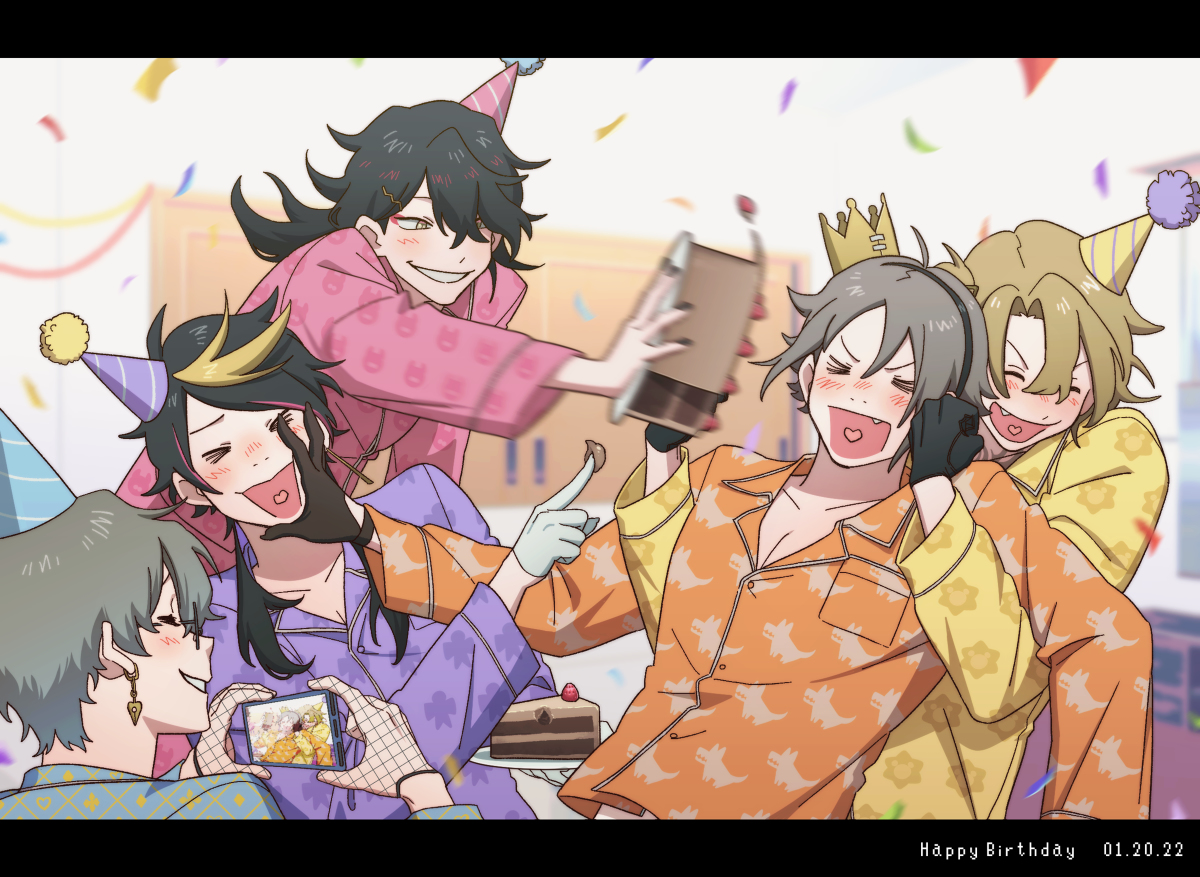 This is a pixiv picture whose title is HBD to Mysta 2022🎉.