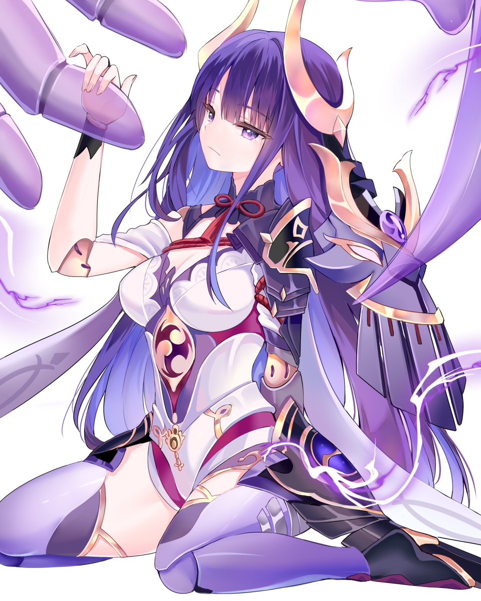 This is a pixiv picture whose title is Raiden Shogun Weekly Boss 雷電将軍.