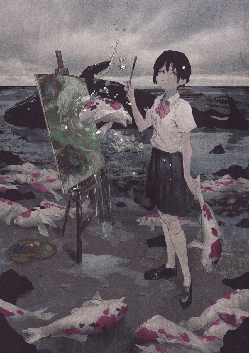 This is a pixiv picture whose title is KOI.