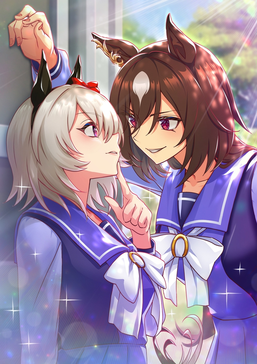 This is a pixiv picture whose title is カレンチャンは愛されたい.