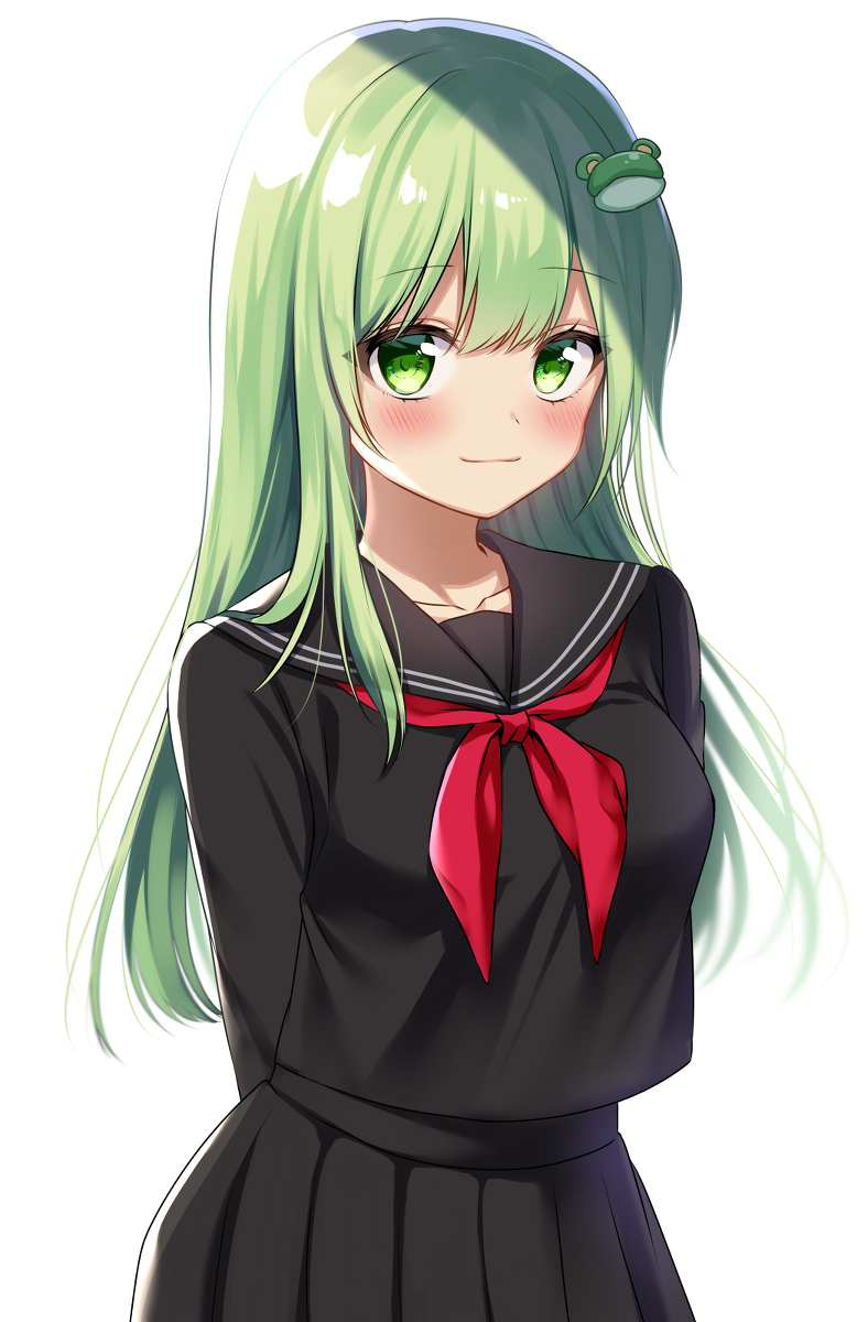 This is a pixiv picture whose title is 早苗さん.