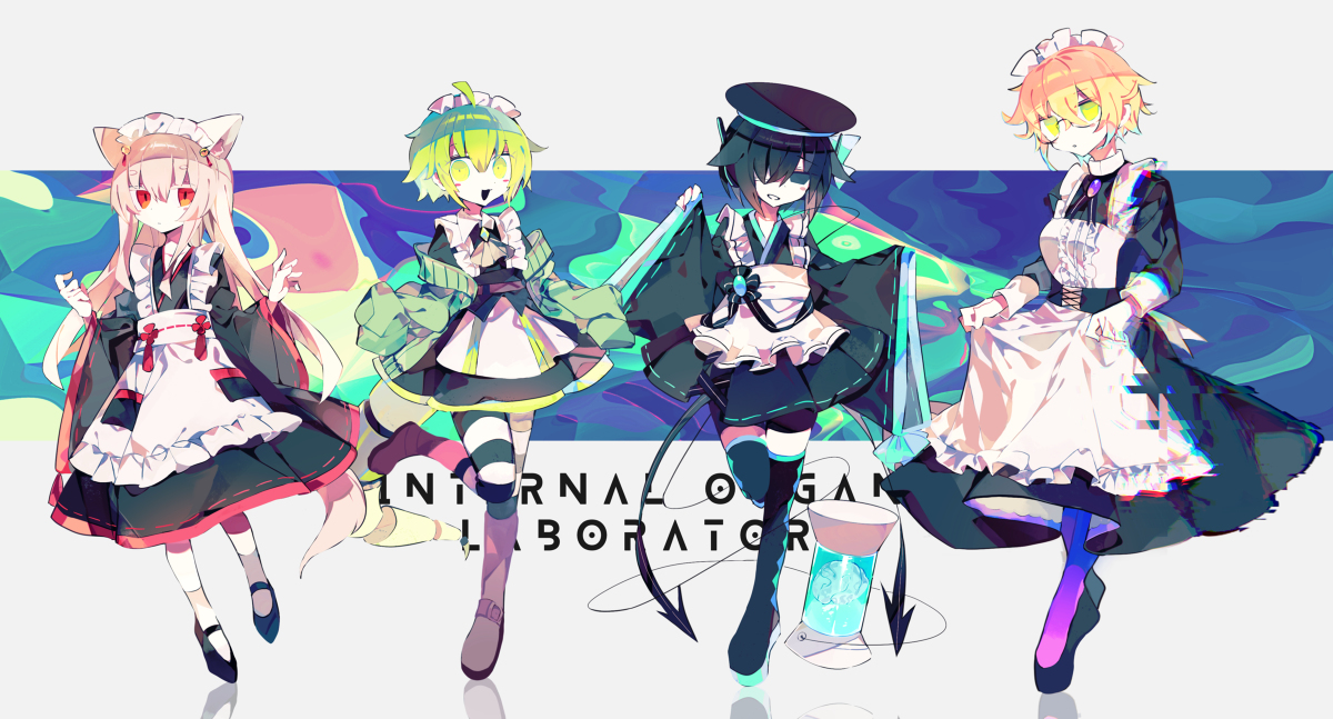 This is a pixiv picture whose title is 🦊🦎🧠📺.