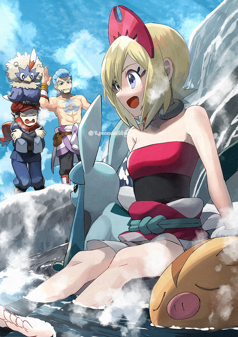 This is a pixiv picture whose title is ポケモンLEGENDS アルセウス　カイ.