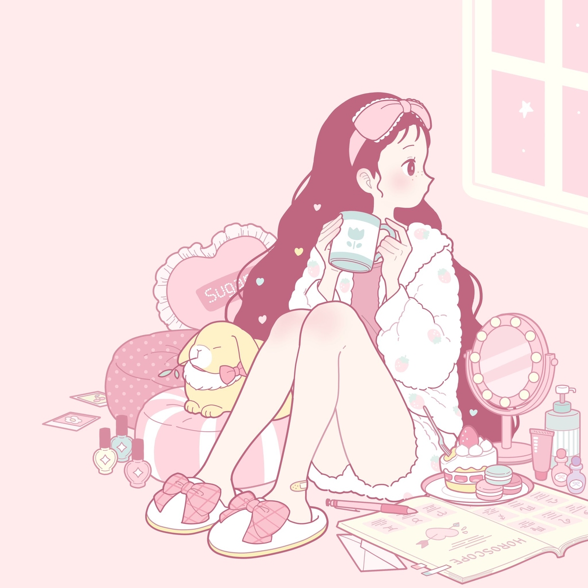 This is a pixiv picture whose title is 配信ジャケットイラスト.