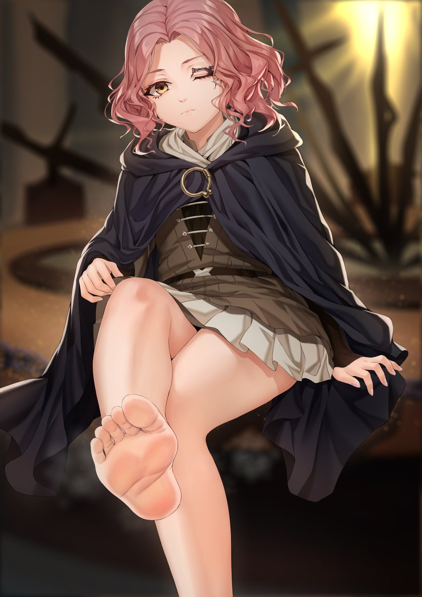 This is a pixiv picture whose title is 防环女.