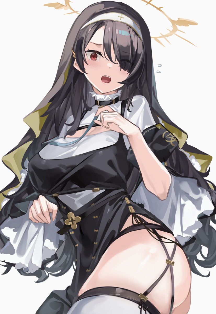 This is a pixiv picture whose title is ╋.