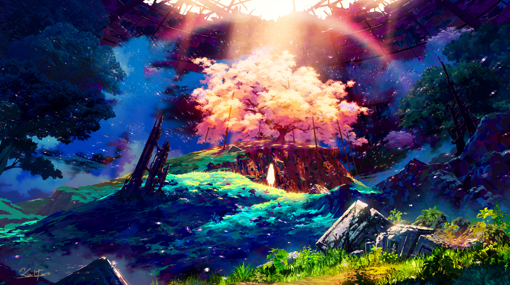 This is a pixiv picture whose title is 記憶のおり.