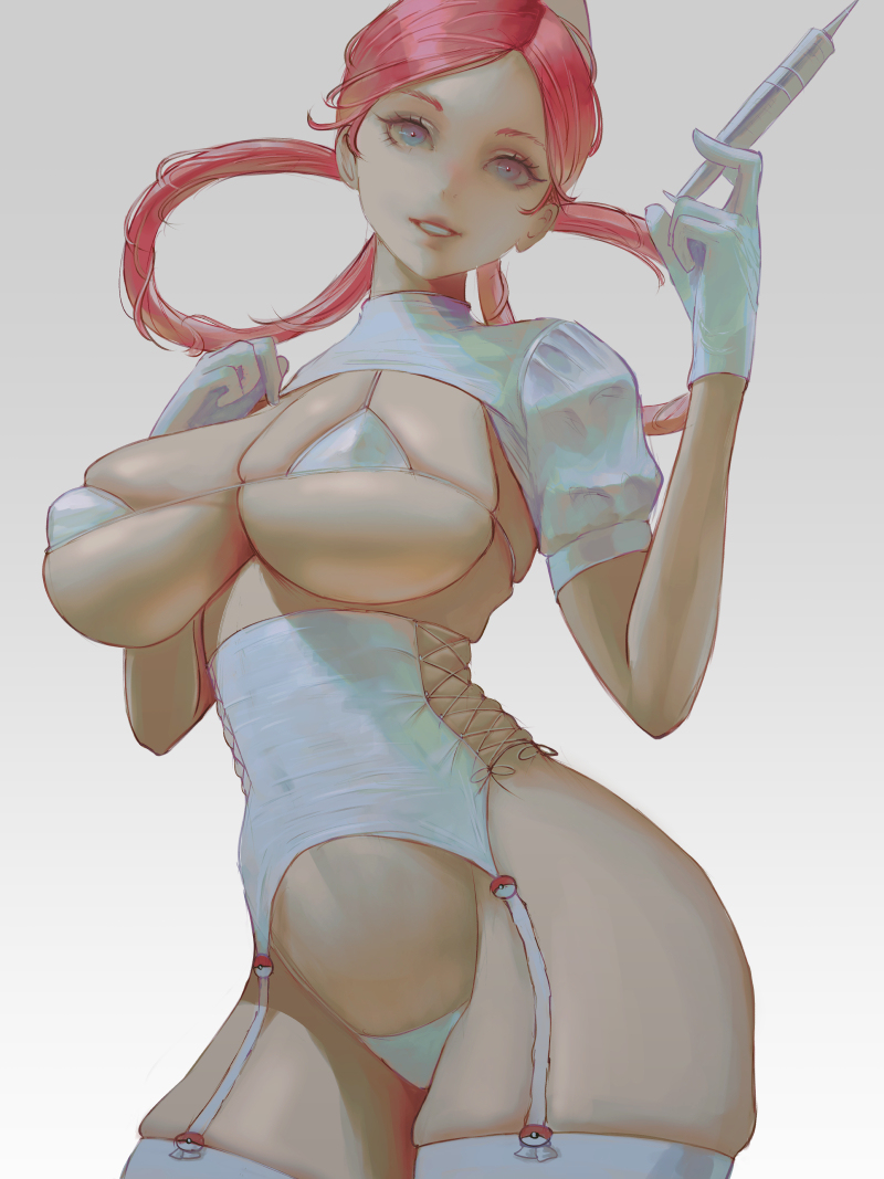 This is a pixiv picture whose title is Nurse Joy.