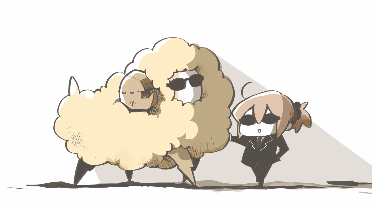 This is a pixiv picture whose title is ドゥムジの眼鏡は黒色眼鏡。.