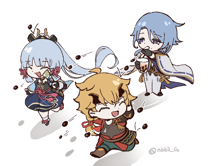 This is a pixiv picture whose title is バブルティー.