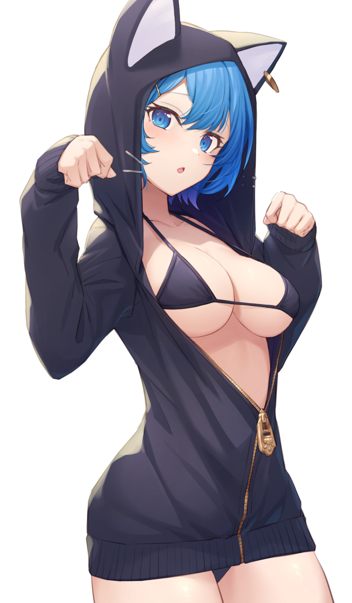 This is a pixiv picture whose title is 黒猫.