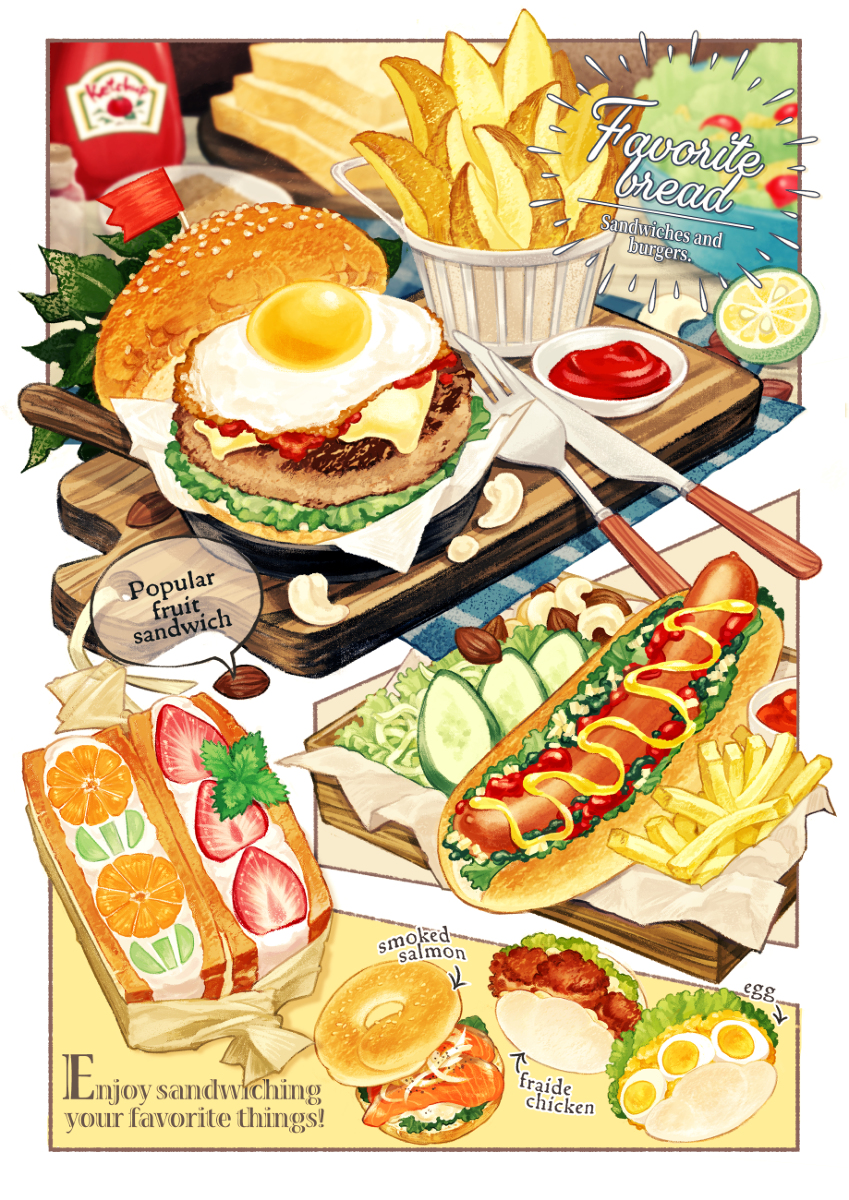 This is a pixiv picture whose title is Favorite bread.