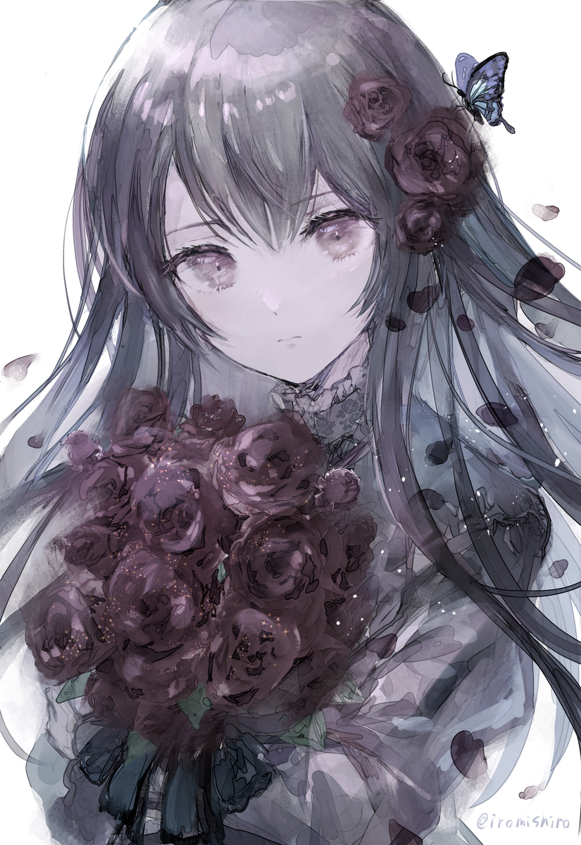 This is a pixiv picture whose title is 🌹.