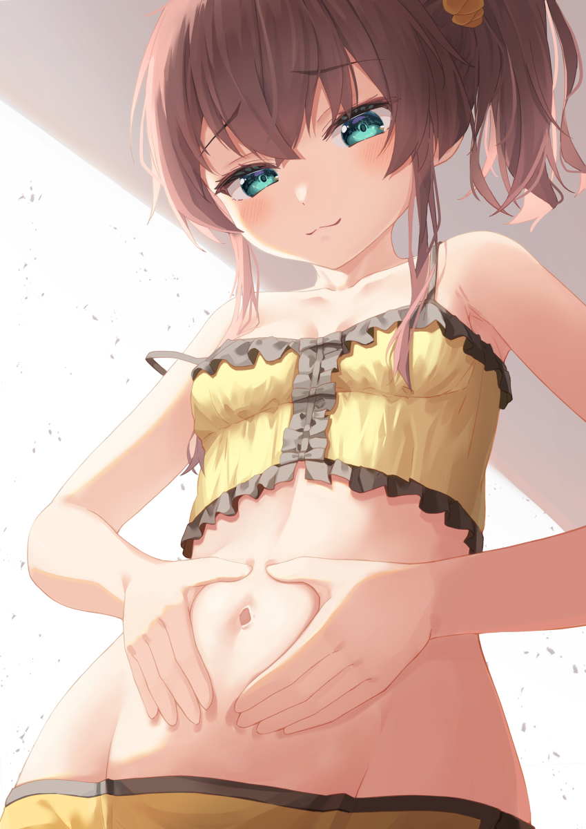 This is a pixiv picture whose title is おなか.