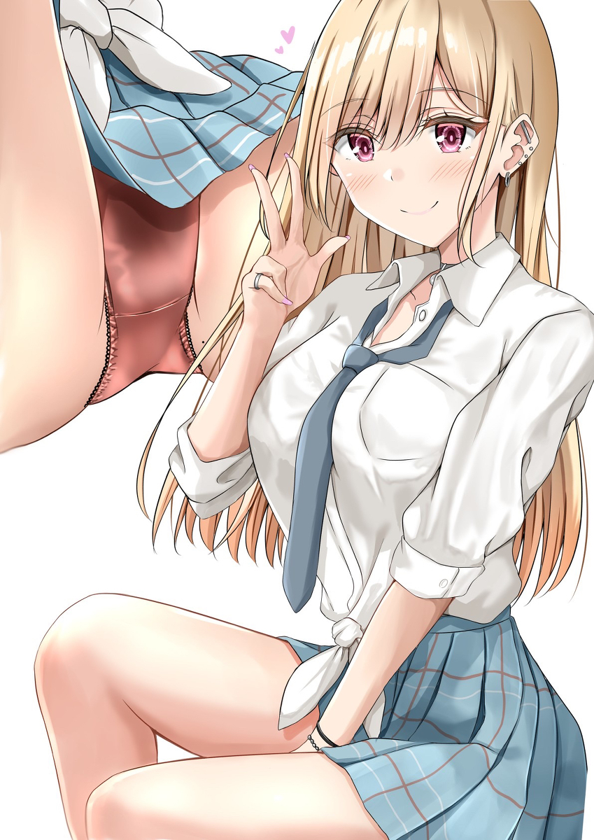 This is a pixiv picture whose title is 喜多川海夢.