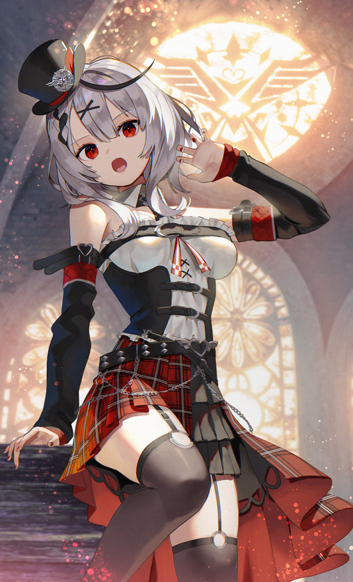 This is a pixiv picture whose title is ライブ衣装風 沙花又クロヱ.