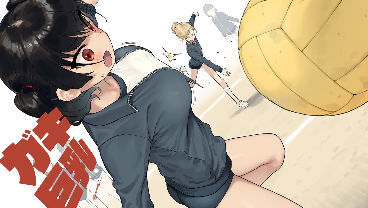 This is a pixiv picture whose title is ガキ巨乳90.