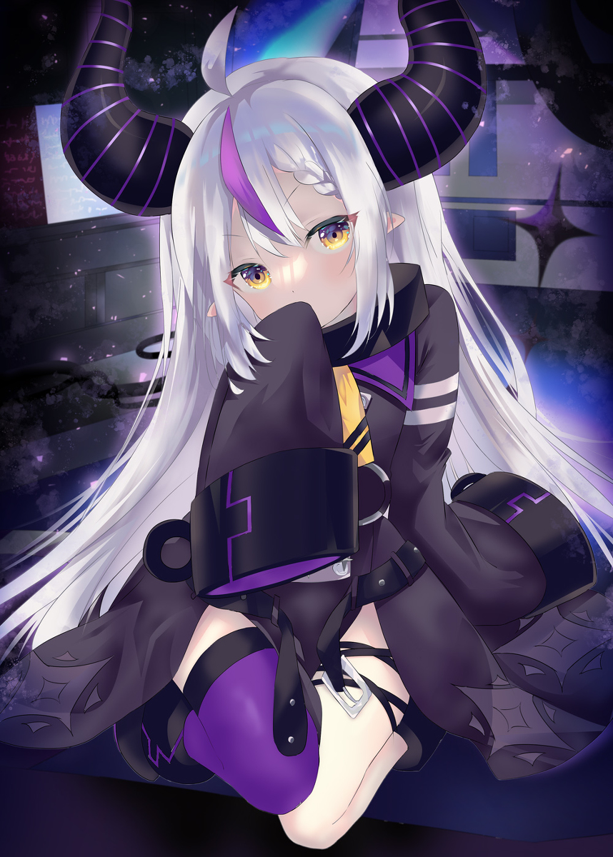 This is a pixiv picture whose title is ラプラス総帥.