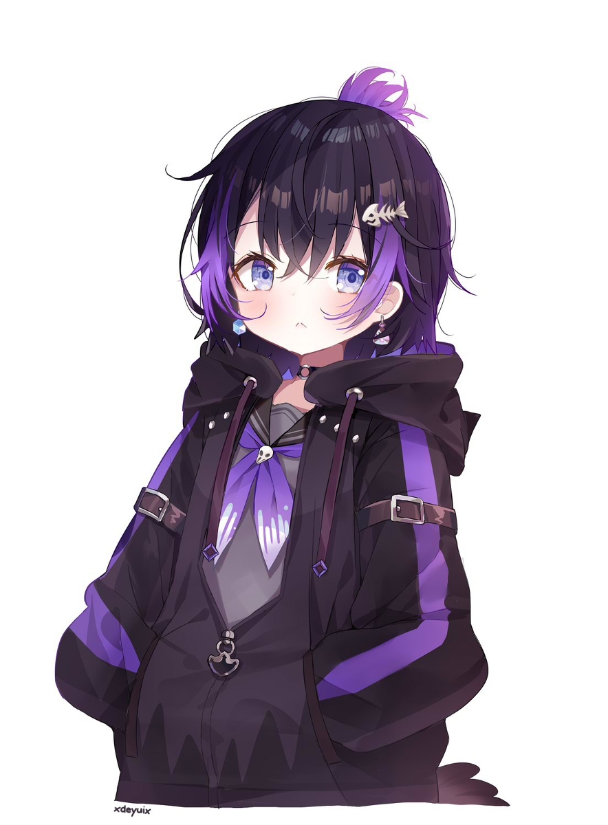 This is a pixiv picture whose title is Goth Pengu.