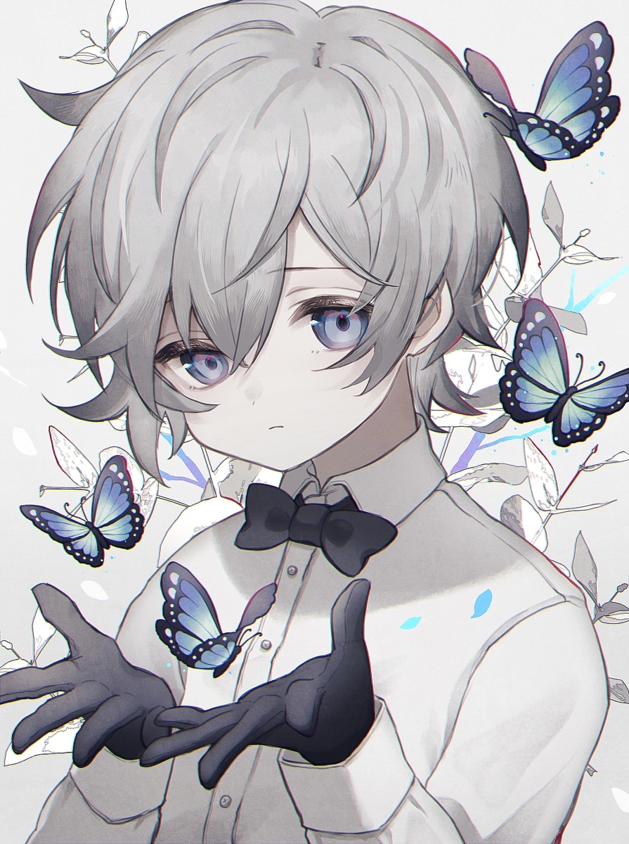 This is a pixiv picture whose title is 羽化.