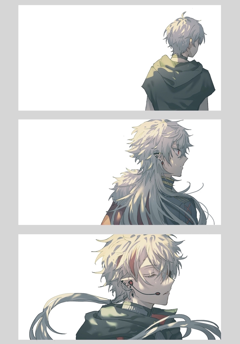 This is a pixiv picture whose title is 葛葉4周年.
