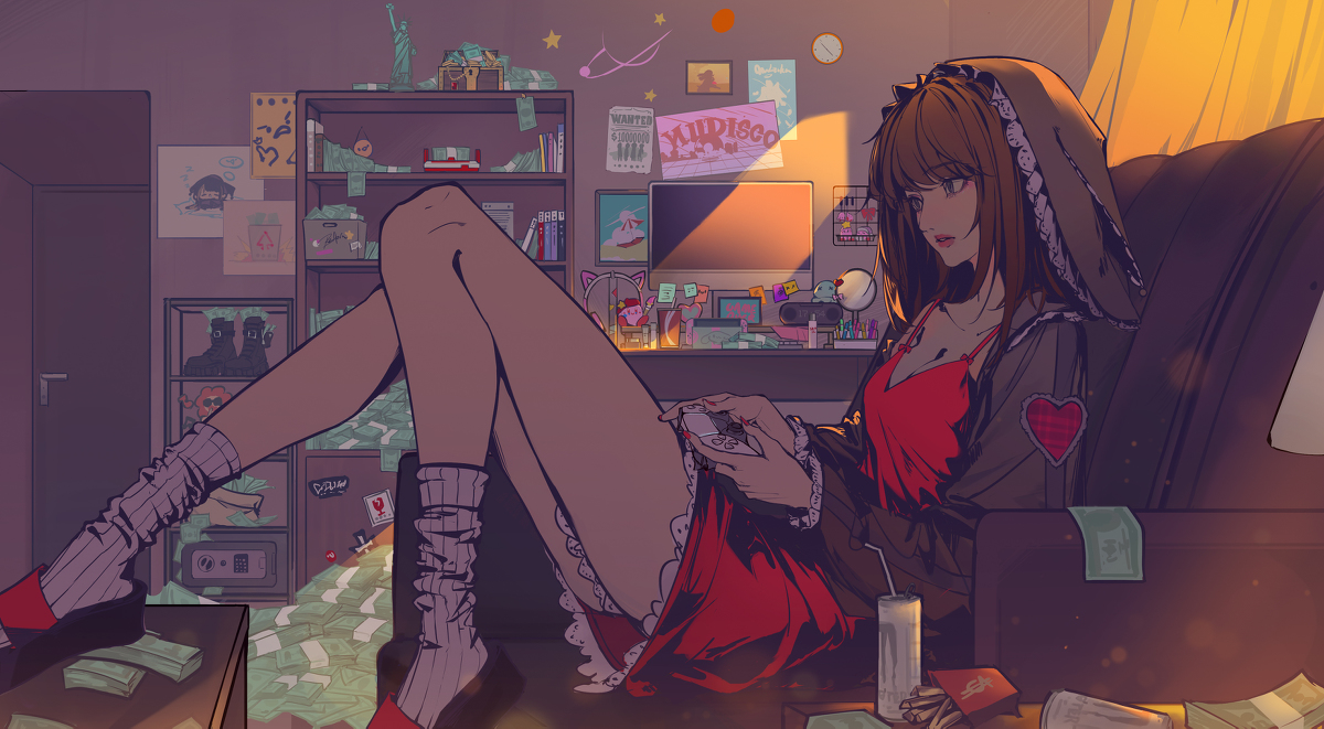 This is a pixiv picture whose title is 💰 GAME,BUT CASH ONLY 🎮.