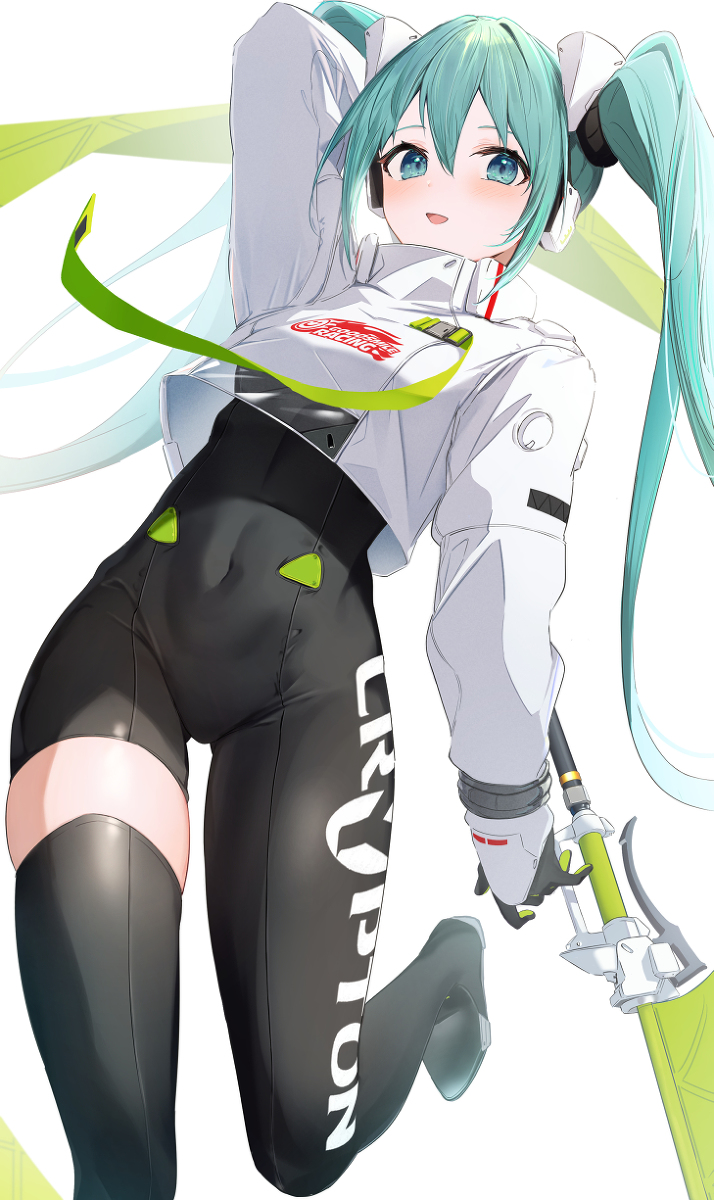 This is a pixiv picture whose title is レーシングミク2022.